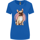 French Bulldog Womens Wider Cut T-Shirt Royal Blue