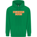 French Fries Periodic Table Chemistry Funny Childrens Kids Hoodie Irish Green