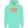 French Fries Periodic Table Chemistry Funny Childrens Kids Hoodie Peppermint