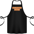 French Fries Periodic Table Chemistry Funny Cotton Apron 100% Organic Black