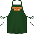 French Fries Periodic Table Chemistry Funny Cotton Apron 100% Organic Forest Green