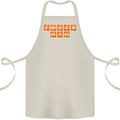 French Fries Periodic Table Chemistry Funny Cotton Apron 100% Organic Natural