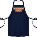 French Fries Periodic Table Chemistry Funny Cotton Apron 100% Organic Navy Blue