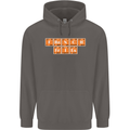 French Fries Periodic Table Chemistry Funny Mens 80% Cotton Hoodie Charcoal