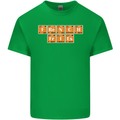 French Fries Periodic Table Chemistry Funny Mens Cotton T-Shirt Tee Top Irish Green
