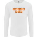 French Fries Periodic Table Chemistry Funny Mens Long Sleeve T-Shirt White