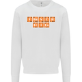 French Fries Periodic Table Chemistry Funny Mens Sweatshirt Jumper White