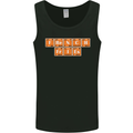 French Fries Periodic Table Chemistry Funny Mens Vest Tank Top Black