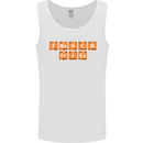 French Fries Periodic Table Chemistry Funny Mens Vest Tank Top White