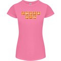 French Fries Periodic Table Chemistry Funny Womens Petite Cut T-Shirt Azalea