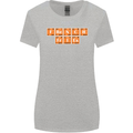 French Fries Periodic Table Chemistry Funny Womens Wider Cut T-Shirt Sports Grey