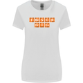 French Fries Periodic Table Chemistry Funny Womens Wider Cut T-Shirt White