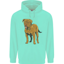 French Mastiff Dogue Bordeaux Dog Childrens Kids Hoodie Peppermint