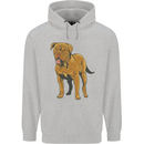 French Mastiff Dogue Bordeaux Dog Childrens Kids Hoodie Sports Grey