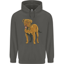 French Mastiff Dogue Bordeaux Dog Childrens Kids Hoodie Storm Grey
