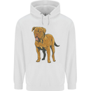 French Mastiff Dogue Bordeaux Dog Childrens Kids Hoodie White