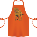 French Mastiff Dogue Bordeaux Dog Cotton Apron 100% Organic Orange