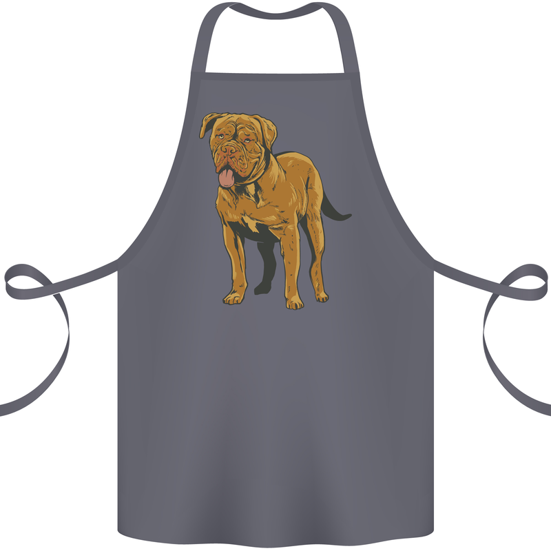 French Mastiff Dogue Bordeaux Dog Cotton Apron 100% Organic Steel
