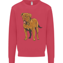 French Mastiff Dogue Bordeaux Dog Kids Sweatshirt Jumper Heliconia