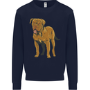 French Mastiff Dogue Bordeaux Dog Kids Sweatshirt Jumper Navy Blue