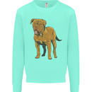 French Mastiff Dogue Bordeaux Dog Kids Sweatshirt Jumper Peppermint