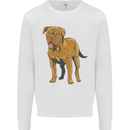 French Mastiff Dogue Bordeaux Dog Kids Sweatshirt Jumper White