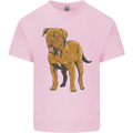 French Mastiff Dogue Bordeaux Dog Kids T-Shirt Childrens Light Pink