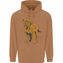 French Mastiff Dogue Bordeaux Dog Mens 80% Cotton Hoodie Caramel Latte