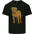 French Mastiff Dogue Bordeaux Dog Mens Cotton T-Shirt Tee Top Black