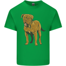 French Mastiff Dogue Bordeaux Dog Mens Cotton T-Shirt Tee Top Irish Green