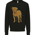 French Mastiff Dogue Bordeaux Dog Mens Sweatshirt Jumper Black