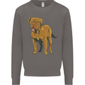 French Mastiff Dogue Bordeaux Dog Mens Sweatshirt Jumper Charcoal