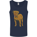 French Mastiff Dogue Bordeaux Dog Mens Vest Tank Top Navy Blue