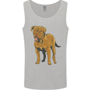 French Mastiff Dogue Bordeaux Dog Mens Vest Tank Top Sports Grey