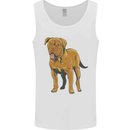 French Mastiff Dogue Bordeaux Dog Mens Vest Tank Top White