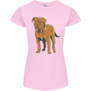French Mastiff Dogue Bordeaux Dog Womens Petite Cut T-Shirt Light Pink