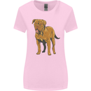 French Mastiff Dogue Bordeaux Dog Womens Wider Cut T-Shirt Light Pink