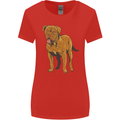 French Mastiff Dogue Bordeaux Dog Womens Wider Cut T-Shirt Red