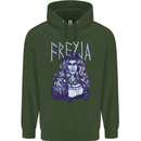 Freyja Norse Goddess Viking Valhalla Childrens Kids Hoodie Forest Green