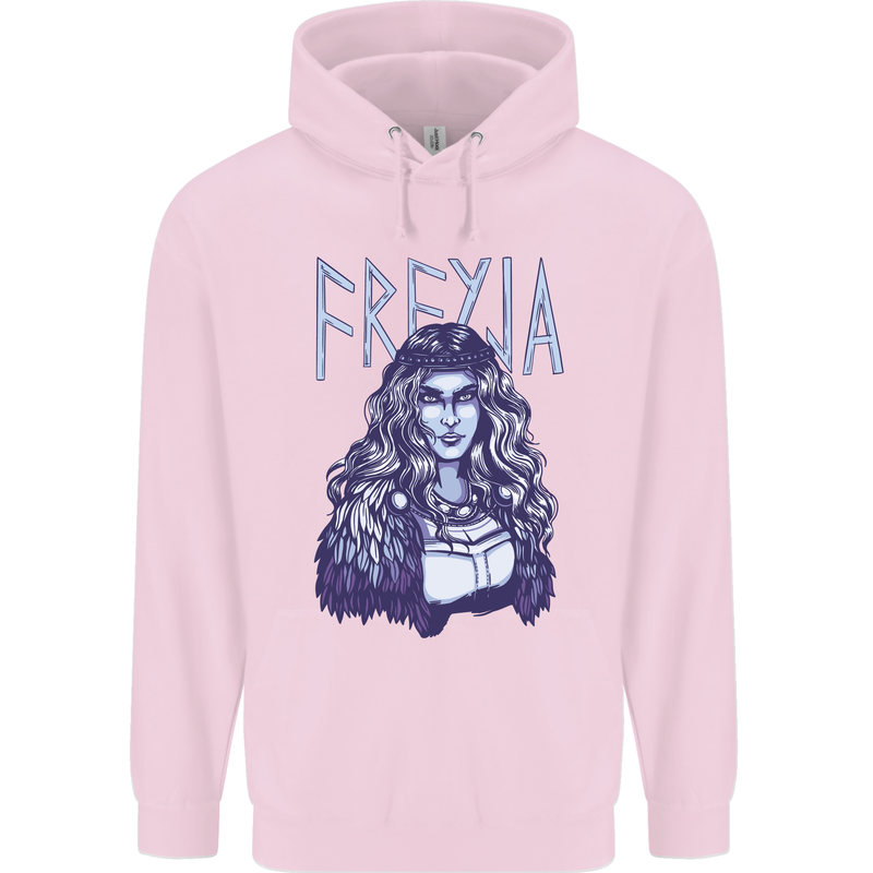 Freyja Norse Goddess Viking Valhalla Childrens Kids Hoodie Light Pink