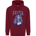 Freyja Norse Goddess Viking Valhalla Childrens Kids Hoodie Maroon