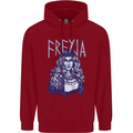 Freyja Norse Goddess Viking Valhalla Childrens Kids Hoodie Red