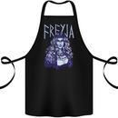 Freyja Norse Goddess Viking Valhalla Cotton Apron 100% Organic Black