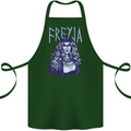 Freyja Norse Goddess Viking Valhalla Cotton Apron 100% Organic Forest Green
