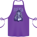 Freyja Norse Goddess Viking Valhalla Cotton Apron 100% Organic Purple