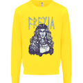 Freyja Norse Goddess Viking Valhalla Kids Sweatshirt Jumper Yellow
