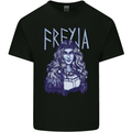 Freyja Norse Goddess Viking Valhalla Kids T-Shirt Childrens Black