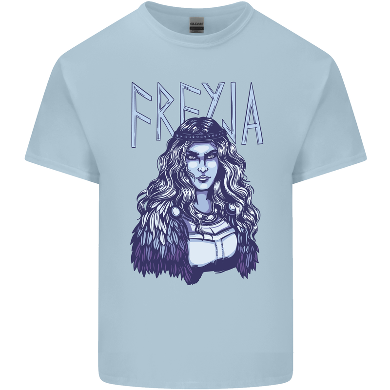 Freyja Norse Goddess Viking Valhalla Kids T-Shirt Childrens Light Blue