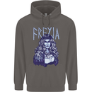 Freyja Norse Goddess Viking Valhalla Mens 80% Cotton Hoodie Charcoal