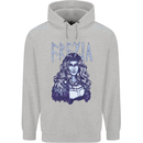 Freyja Norse Goddess Viking Valhalla Mens 80% Cotton Hoodie Sports Grey